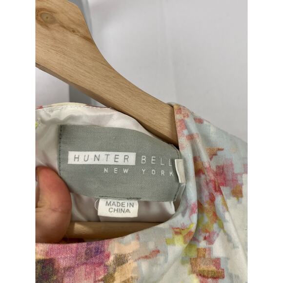 HUNTER BELL 8P  Anthropologie Kukka Tea Dress Open Back A-Line Floral Multicolor - Picture 5 of 12